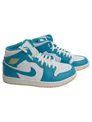 Vorschaubild 1 von Jordan Air Jordan 1 Mid Herren Sneaker low Türkis Gr. 41