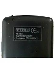 Vorschaubild 3 von PRECISION Diktiergerät VCO Kassettenrekorder mit Tasche Schwarz