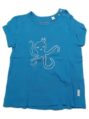 Vorschaubild 1 von Baby T-Shirt Gr. 74 Blau Tintenfisch Stickerei UV30