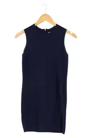 Vorschaubild 1 von Businesskleid Damen Gr. 38/M Blau Ärmellos Elegant Klassisch