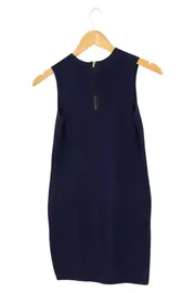 Vorschaubild 2 von Businesskleid Damen Gr. 38/M Blau Ärmellos Elegant Klassisch