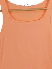 Vorschaubild 3 von Damen Top Orange Rippstrick Gr. 42/XL Casual