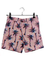Vorschaubild 1 von Badeshorts Kinder Gr. 128 Rosa Palmenmuster Schwimmshorts