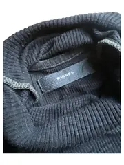Vorschaubild 2 von Damen Rollkragen Pullover Schwarz Gr. M Langarm Viskose