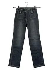 Vorschaubild 1 von Jeans Mädchen Gr. 152 Regular Fit Blau Denim