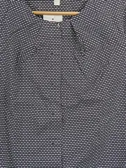Vorschaubild 2 von Damen Blazer Baumwolle Gr. 38 M Blau Geometrisch 3/4 Business