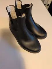 Vorschaubild 3 von Kinder Reitstiefelette Gummistiefel gefüttert schwarz Gr. 29