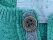 Vorschaubild 5 von Kinder Pullover Gr. 74 Grün Baumwolle Langarm Casual