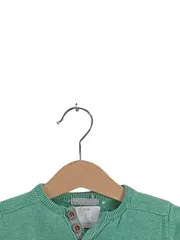 Vorschaubild 2 von Kinder Pullover Gr. 74 Grün Baumwolle Langarm Casual