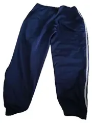 Vorschaubild 3 von Trainingshose Herren Gr. 42/44 Blau Jogginghose 3 Streifen