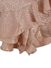 Vorschaubild 3 von Petite Damen Minirock Gr. 34/XS Rosa Leopard Schleife