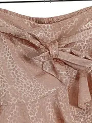 Vorschaubild 2 von Petite Damen Minirock Gr. 34/XS Rosa Leopard Schleife