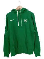 Vorschaubild 1 von Herren Kapuzenpullover Hoodie Grün Wolfsburg Logo Gr. 48/M Sportlich