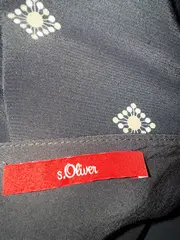 Vorschaubild 7 von Damen Freizeitkleid Gr. 44 XXL Schwarz Grafisch Viskose Casual