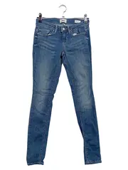 Vorschaubild 1 von Damen Jeans Skinny Fit Blau Gr. W26 L30 Baumwolle Stretch Hose