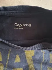 Vorschaubild 4 von Kinder Langarmshirt Jungen Gr. 128 Blau Logo Print Freizeit Baumwolle