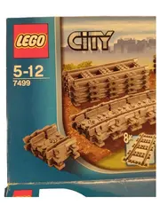 Vorschaubild 1 von City Schienen Set 7499 Flexible Gleise Eisenbahn Grau Kunststoff