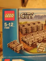 Vorschaubild 2 von City Schienen Set 7499 Flexible Gleise Eisenbahn Grau Kunststoff