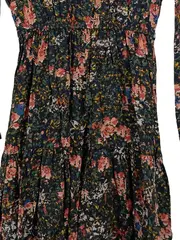 Vorschaubild 3 von QS Damen Blusenkleid Blumenmuster Romantisch Mehrfarbig Gr. 38 M