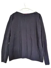 Vorschaubild 1 von Pullover Damen Gr. 40 L Blau Casual Rippstrick