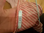 Vorschaubild 3 von EDC Damen Freizeitkleid Midikleid Gr. 36/S Rot Gestreift Sommerkleid Casual