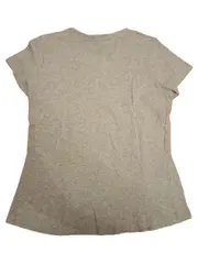 Vorschaubild 2 von Damen T-Shirt Grau Logo-Print Gr. M Kurzarm Sport Shirt
