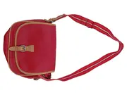Vorschaubild 1 von Umhängetasche Damen Rot Braun Satteltasche Crossbody Bag