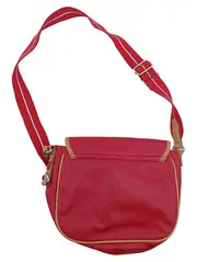 Vorschaubild 2 von Umhängetasche Damen Rot Braun Satteltasche Crossbody Bag