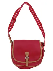 Vorschaubild 1 von Umhängetasche Damen Rot Braun Satteltasche Crossbody Bag