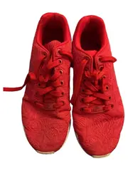Vorschaubild 2 von ZX Flux Damen Sneaker Rot Gr. 38 Blumenmuster Sportschuhe