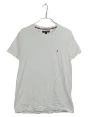 Vorschaubild 1 von T-Shirt Herren Gr. M Weiß Basic Slim Fit Logo