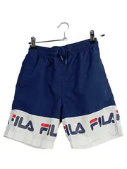 Vorschaubild 1 von Badeshorts Kinder Jungen Gr. 152 Blau Weiß Logo Schwimmhose