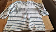 Vorschaubild 7 von Damen Pullover Ringelshirt Gestreift Weiß Gr. 38 M