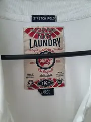 Vorschaubild 2 von Herren Poloshirt Gr. L Weiß Baumwolle Kurzarm