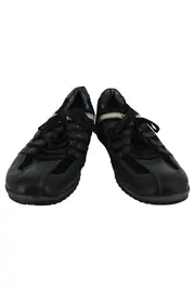 Vorschaubild 2 von Sportschuhe Herren Gr. 44 Schwarz Leder Casual Sneaker