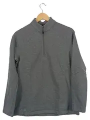 Vorschaubild 1 von Damen Fleecepullover Quarter Zip Sport Pullover Grau Gr. 40/L