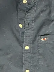 Vorschaubild 3 von Herren Freizeithemd Blau Gr. M Langarm Casual