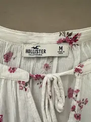 Vorschaubild 5 von Damen Bluse Blumenmuster Weiß Rosa Gr. M Langarm Boho