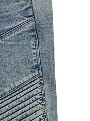 Vorschaubild 3 von Damen Destroyed Jeans Hose Blau W27 L30 Casual Biker