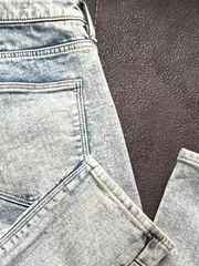 Vorschaubild 4 von Damen Destroyed Jeans Hose Blau W27 L30 Casual Biker