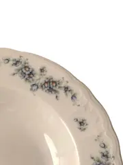 Vorschaubild 2 von Suppenteller Porzellan Blumenmuster Weiß 23 cm