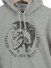 Vorschaubild 4 von Herren Hoodie mit Print Grau Einheitsgröße Casual