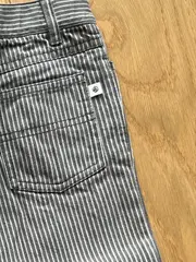 Vorschaubild 5 von Stoffhose gestreift Grau Gr. 86 Baumwolle Casual Kinder