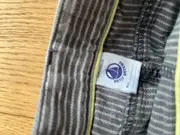 Vorschaubild 6 von Stoffhose gestreift Grau Gr. 86 Baumwolle Casual Kinder