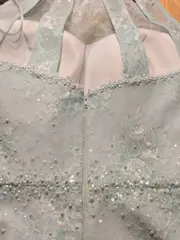 Vorschaubild 4 von Festliches Kleid Türkis Gr. 42 Elegant Spitze Pailletten
