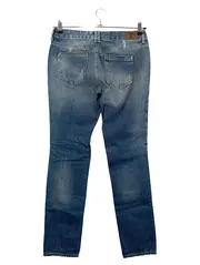 Vorschaubild 2 von Damen Jeans Straight Leg W30/38/M Blau Distressed Casual