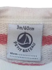 Vorschaubild 5 von Kinder Pullover Gr. 62 Maritim Gestreift Mehrfarbig
