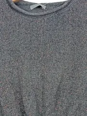 Vorschaubild 2 von Kinder Langarmshirt Gr. 110 Grau Modern Glitzer Raffungen