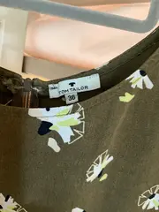 Vorschaubild 5 von Damen Sommerkleid Gr. 36 Braun Casual Blumenmuster Viskose