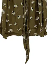 Vorschaubild 4 von Damen Sommerkleid Gr. 36 Braun Casual Blumenmuster Viskose